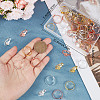 Beebeecraft 60Pcs 3 Colors Adjustable Brass Finger Rings Components KK-BBC0005-39-3