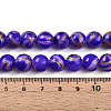 Baking Painted Glass Beads Strands DGLA-N010-10mm-06-4