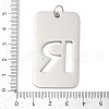 304 Stainless Steel Pendants STAS-M115-01P-R-3