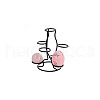 7-Slot Iron Easter Egg Display Stands ODIS-WH0058-21A-EB-7