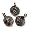 Natural Green Fluorite Pendants G-P560-01R-25-1
