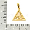 PVD Vacuum Plating 304 Stainless Steel Pendants STAS-L275-08G-3