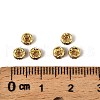 Brass Grade A Rhinestone Spacer Beads RSB034NF-05G-2