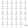 HOBBIESAY 50Pcs Tibetan Style Alloy Pendants FIND-HY0003-70-1