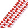 Handmade Glass Beaded Chains GLAA-P043-03-1