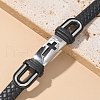 PU Leather Braided Cord Bracelets BJEW-E324-C19-9