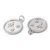 Eco-Friendly Brass Micro Pave Clear Cubic Zirconia Pendants KK-M246-27P-2