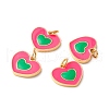 Brass Enamel Charms KK-Z017-03-NR-2