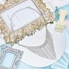 1Pc Zinc Alloy Bib Necklaces NJEW-FG0001-08-3