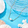 Mother's Day Jewellery Natural Cultured Freshwater Pearl Pendant Necklaces X-NJEW-JN05134-02-1