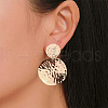 Alloy Stud Earrings Findings EJEW-CJ0001-02G-7