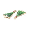 Alloy Enamel Pendants ENAM-O049-01G-4