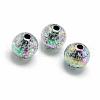 Crackle Style Acrylic Beads MACR-S825-20mm-J-1