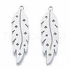 Non-Tarnish 201 Stainless Steel Pendants STAS-N090-LA973-1-2