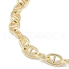 Brass Mariner Link Chain Bracelet Making KK-U020-12G-2