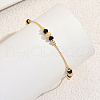 Brass & Acrylic Round Beaded Anklets for Women Daily Casual Holiday Accessories YE6902-5