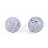 Marbled Stone Style Opaque Acrylic Beads OACR-G009-01B-2