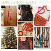   Dyed Natural Wood Beads WOOD-PH0003-12A-6