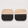 Resin & Wood Cabochons RESI-S384-010A-E01-2