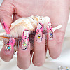 GOMAKERER 30Pcs 6 Colors Evil Eye Alloy Glass Cabochons MRMJ-GO0001-03-6