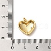 Rack Plating Brass Micro Pave Clear Cubic Zirconia Charms KK-G488-12G-3
