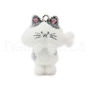 3D Opaque Resin Flocking Pendants RESI-G109-02-3