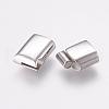 Tarnish Resistant 304 Stainless Steel Magnetic Clasps with Glue-in Ends STAS-G136-05P-3