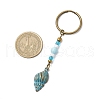 Alloy Conch Pendant Keychains KEYC-JKC01225-05-3