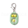 Acrylic & Synthetic Turquoise Pendant Decorations HJEW-JM03048-01-4