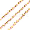 Brass Enamel Link Chains CHC-L050-07G-02-1
