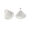 Brass Earring for Women EJEW-M259-02B-P-2