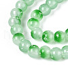 Baking Paint Glass Beads Strands DGLA-N015-6mm-09-3