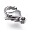 Tarnish Resistant 316 Surgical Stainless Steel Lobster Claw Clasps STAS-M281-01P-D-2