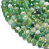 Natural Banded Agate Beads Strands G-P573-A14-01-3