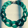 Frosted Acrylic Chunky Twisted Chain Necklacs for Women FS-WG1B9A7-09-1
