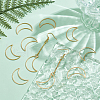 Unicraftale 10Pcs 201 Stainless Steel Linking Rings STAS-UN0058-76-4