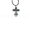 Cross Zinc Alloy Pendant Necklace VJ0126-04-1