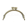 Heart Iron Kiss Lock Purse Frame Handle PW-WG78D08-03-1