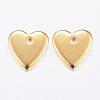 304 Stainless Steel Charms STAS-P142-03G-1