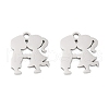Non-Tarnish 316 Surgical Stainless Steel Charms STAS-C096-09A-P-1