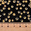 6/0 Inside Colours Transparent Glass Seed Beads X1-SEED-T007-07F-5