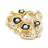 Spray Painted Alloy Pendants PALLOY-D019-11G-02-3