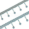 Curtain Plastic Beaded Fringe Trim OCOR-WH0090-69C-1