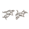 Non-Tarnish 201 Stainless Steel Origami Pendants STAS-K251-033P-2