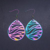 201 Stainless Steel Dangle Earrings STAS-S105-JN425-1