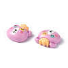 Opaque Resin Cabochons CRES-P023-02C-3