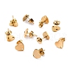 Ion Plating(IP) 304 Stainless Steel Stud Earring Findings STAS-I183-07A-07G-1
