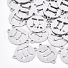 Tarnish Resistant 201 Stainless Steel Links connectors STAS-T044-33P-1