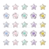 125Pcs 10 Style Transparent Acrylic Beads TACR-YW0001-38-2