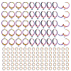  50Pcs Rainbow Color 304 Stainless Steel Leverback Earring Findings STAS-NB0001-55-1